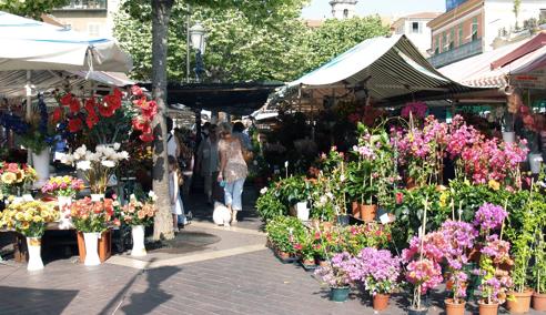 Sprachaufenthalt Frankreich, Nizza, Marché aux Fleurs