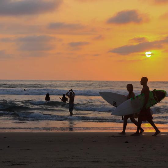 Séjour linguitque Équateur, Montañita, Plage