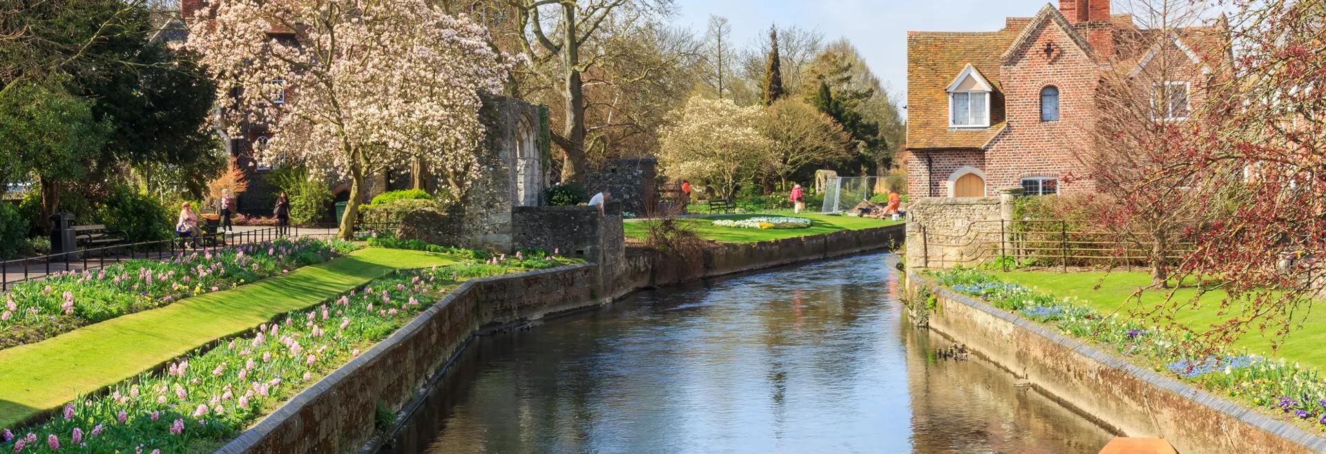 Sprachaufenthalt England, Canterbury, Bootstour auf Stour