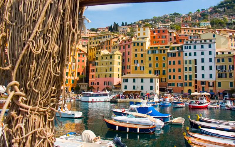 Sprachaufenthalt Italien, Sestri Levante, Hafen Camogli