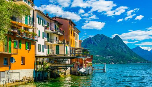 Sprachaufenthalt Schweiz, Tessin, Wasserfront See