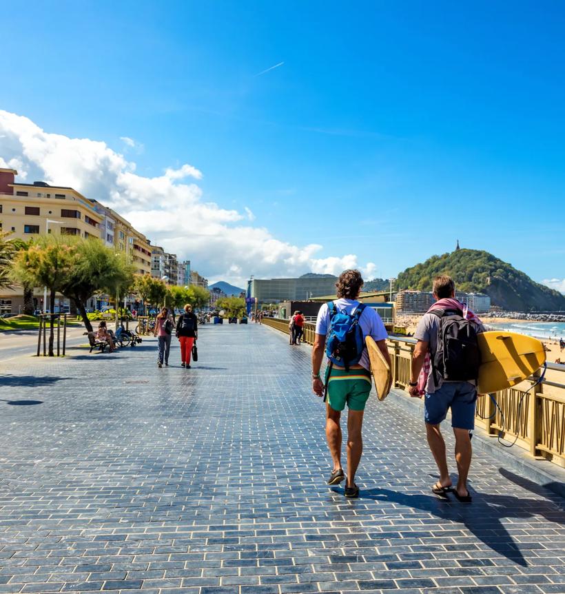 Séjour linguistique Espagne, Saint-Sébastien, Promenade