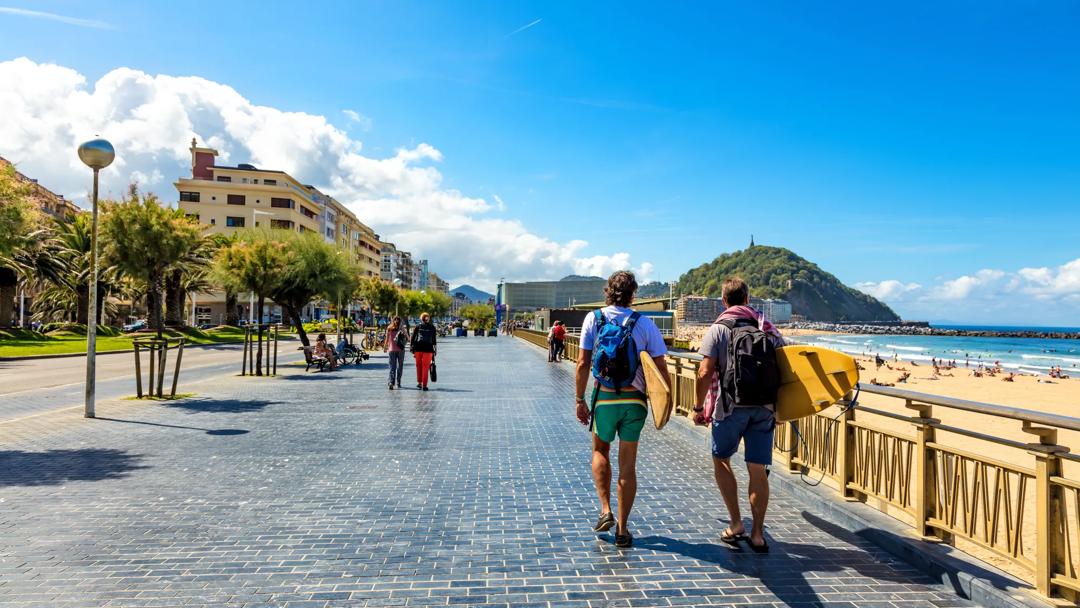 Sprachaufenthalt Spanien, San Sebastián, Promenade