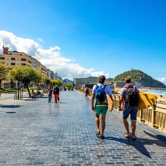 Sprachaufenthalt Spanien, San Sebastián, Promenade
