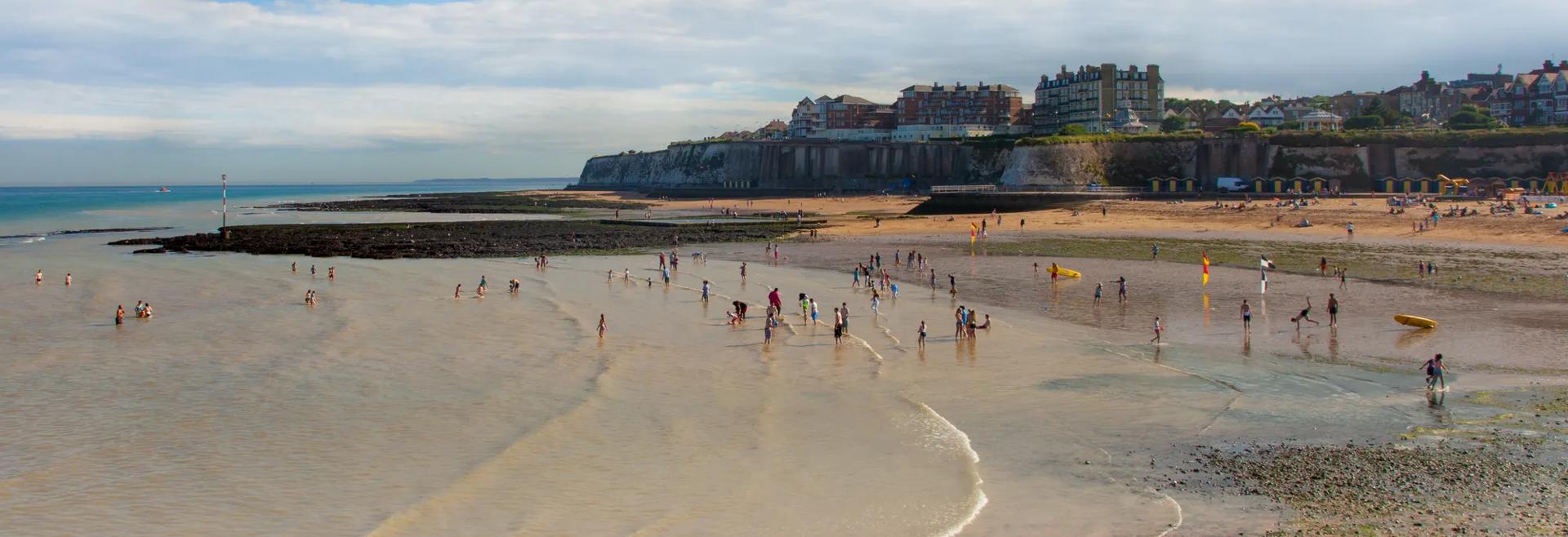 Séjour linguistique Angleterre, Broadstrairs, Plage