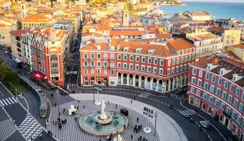 Sprachaufenthalt Frankreich, Nizza, Place Massena