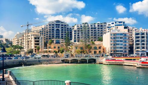 Séjour linguistique Malte, St Julians, Spinola Bay