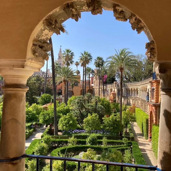 Sprachaufenthalt, Erfahrungen, Sevilla, Garten