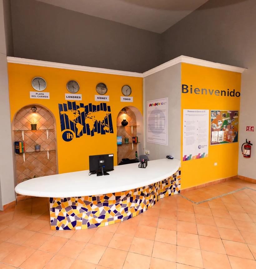 Séjour Linguistique Mexique, International House Playa del Carmen, Réception