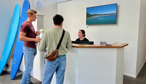 Séjour linguistique Australie, Noosa - Lexis English Noosa - Réception