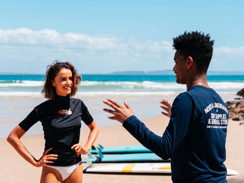 Sprachaufenthalt Australien, Lexis English Noosa, Surfen