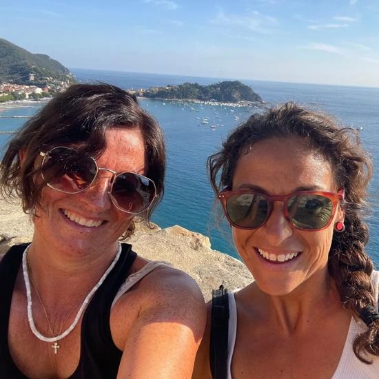 Sprachaufenthalt, Erfahrung, Sestri Levante, Selfie am Meer