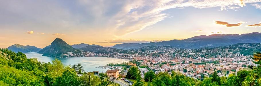 Séjour linguistique Suisse, Lugano, Vue