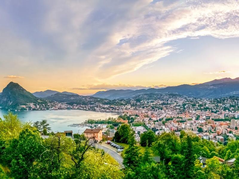 Sprachaufenthalt Schweiz, Lugano, Aussicht
