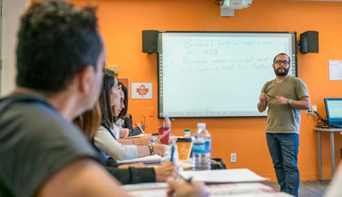Séjour linguistique Canada, EC Toronto 30+, Leçons