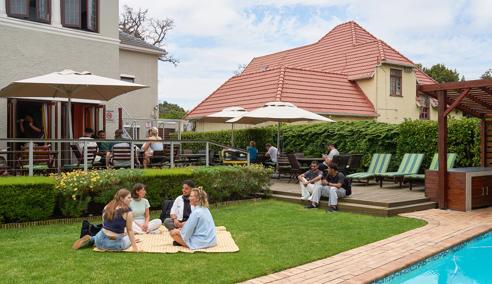 Sprachaufenthalt, Süd Afrika, Kapstadt, GHS Newlands, Garten