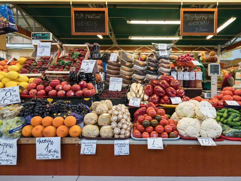 Séjour linguistique Lettonie, Riga, Marché de Kalnciema