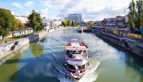 Séjour linguistique Autriche, Vienne - At The Teachers Home HLI Vienna - Canal du Danube