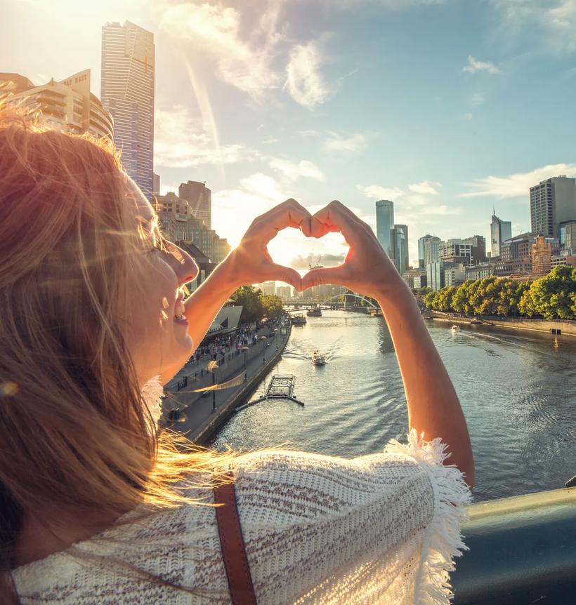 Sprachaufenthalt Australien, Melbourne, Frau City Herz
