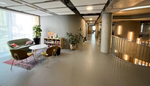 Sprachaufenthalt Frankreich, Newdeal Institut Bordeaux, Aufenthaltsraum