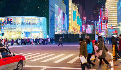 Sprachaufenthalt China, Shanghai, East Nanjing Strasse