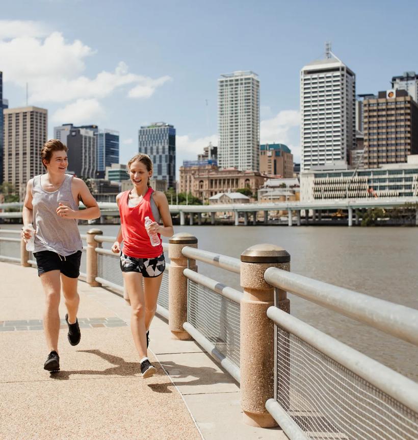 Sprachaufenthalt Australien, Brisbane, Jogging