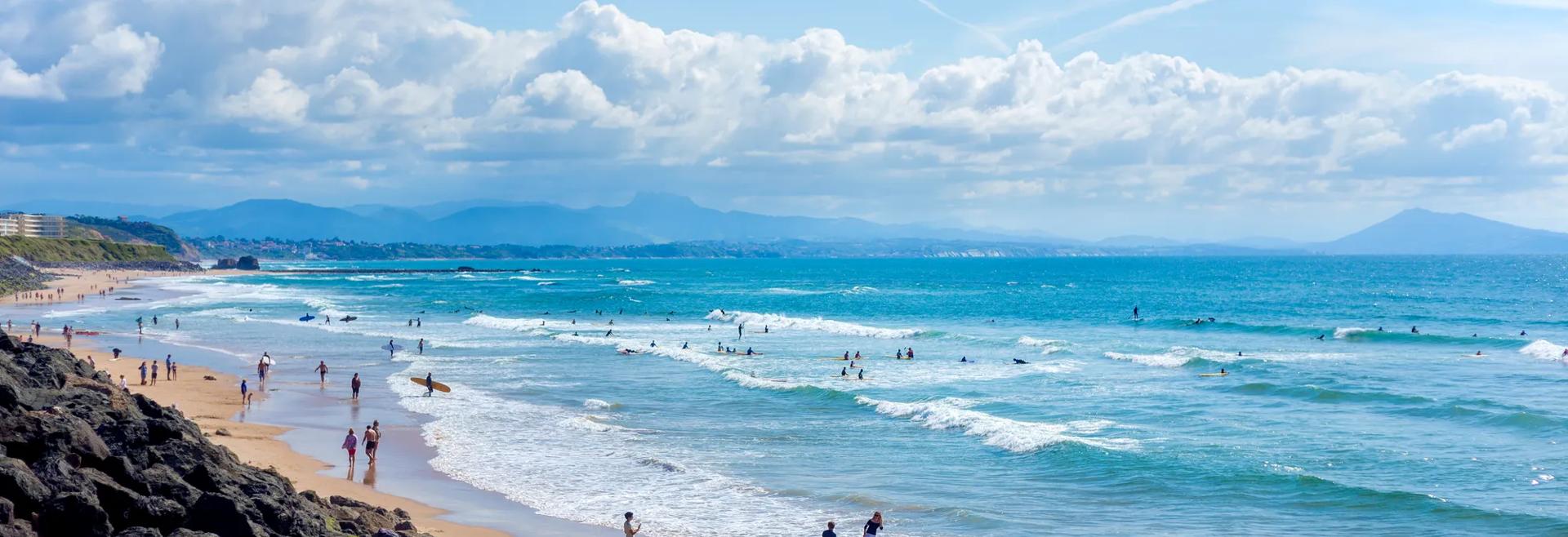 Séjour linguistique France, Biarritz, Plage