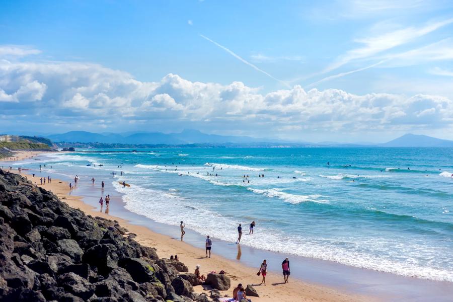 Sprachaufenthalt Frankreich, Biarritz, Strand