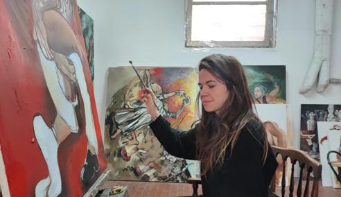 Séjour linguistique Italie, Milan, Scuola Leonardo da Vinci Milano, Cours de peinture
