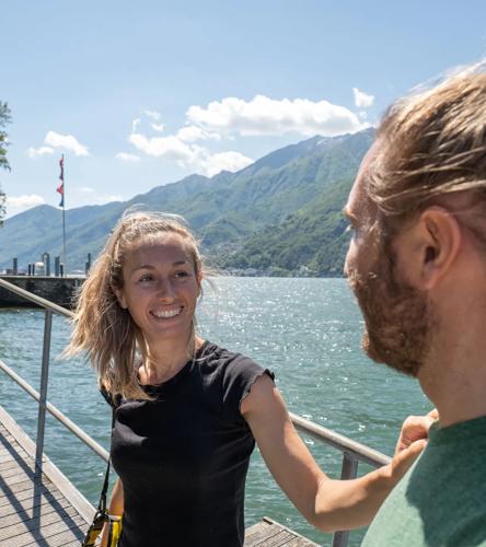 Sprachaufenthalt, Freude am Pier am See