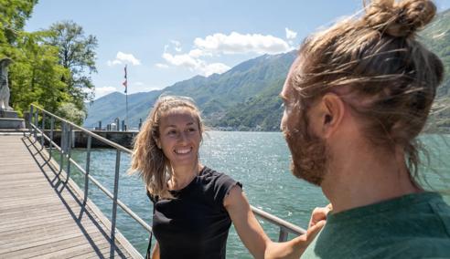 Sprachaufenthalt, Freude am Pier am See