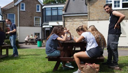 Sprachaufenthalt England, Hilderstone College Broadstairs, Garten
