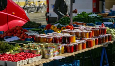 Sprachaufenthalt Deutschland, Freiburg im Breisgau, Bauernmarkt