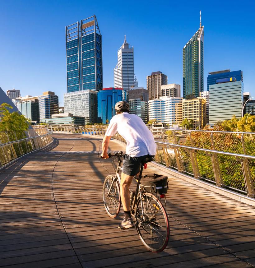 Sprachaufenthalt Australien, Perth, Velo fahren