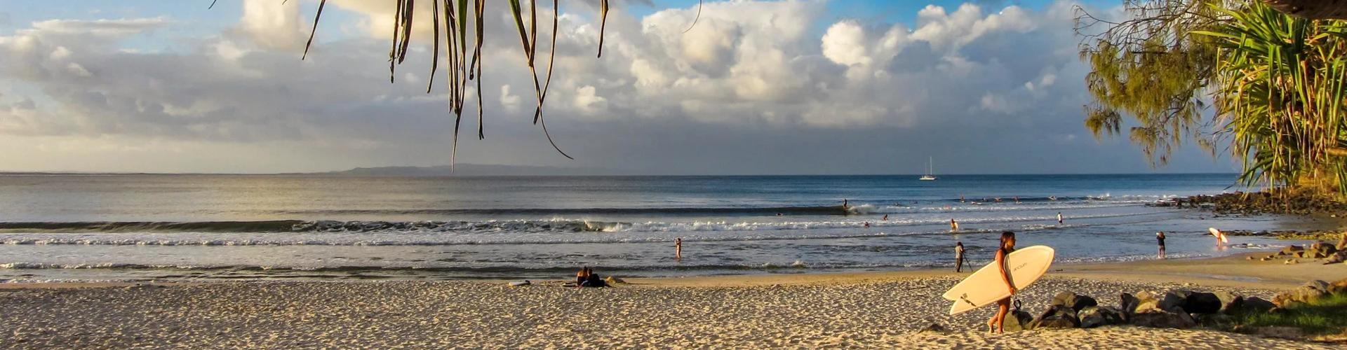 Sprachaufenthalt Australien, Noosa Beach Surfer