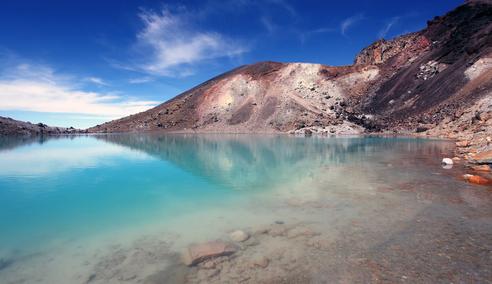 Séjour linguistique Nouvelle Zélande, lac volcanique