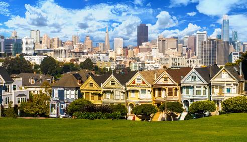 Sprachaufenthalt USA, San Francisco, Painted Ladies