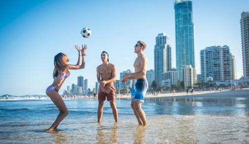 Sprachaufenthalt Australien, Gold Coast, Strand