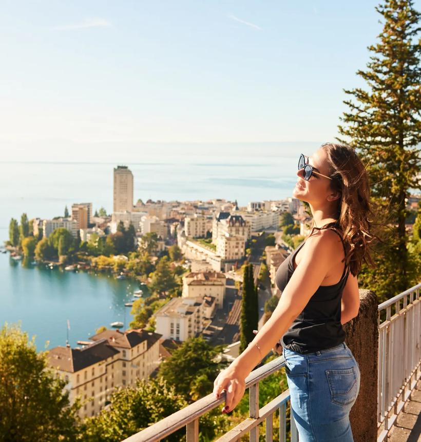 Sprachaufenthalt Schweiz, Montreux, Ausblick
