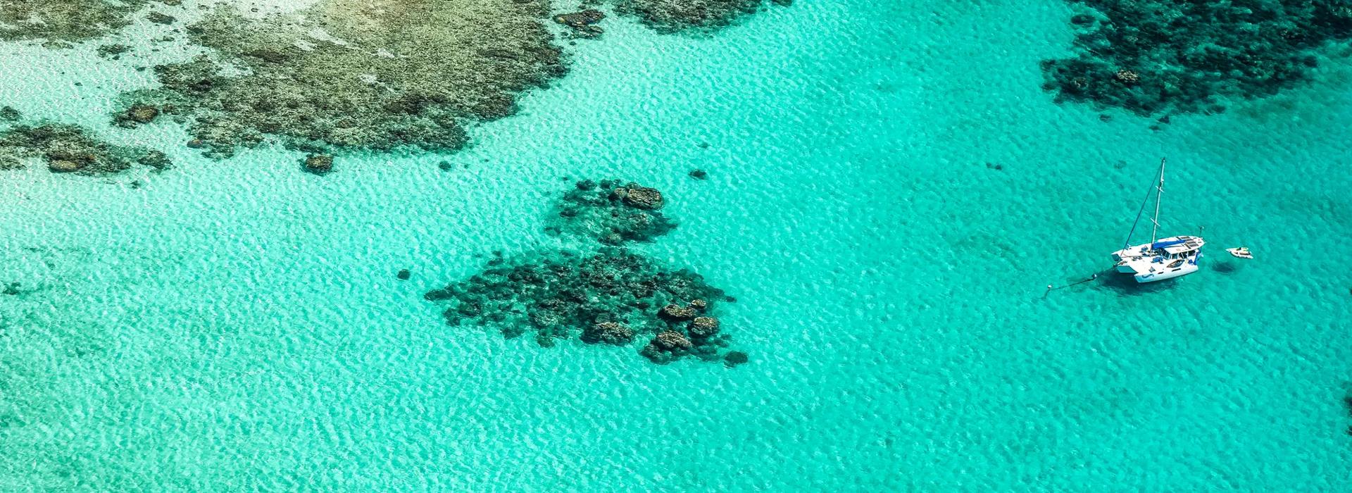 Sprachaufenthalt Great Barrier Reef Katamaran