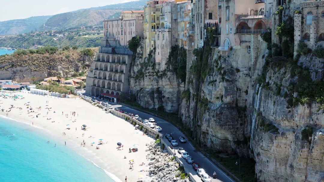 Séjour linguistique Italie, Tropea, Plage