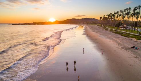 Séjour linguistique États-Unis, Santa Barbara, Plage
