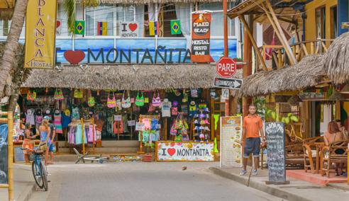 Sprachaufenthalt Ecuador, Montañita, Strasse