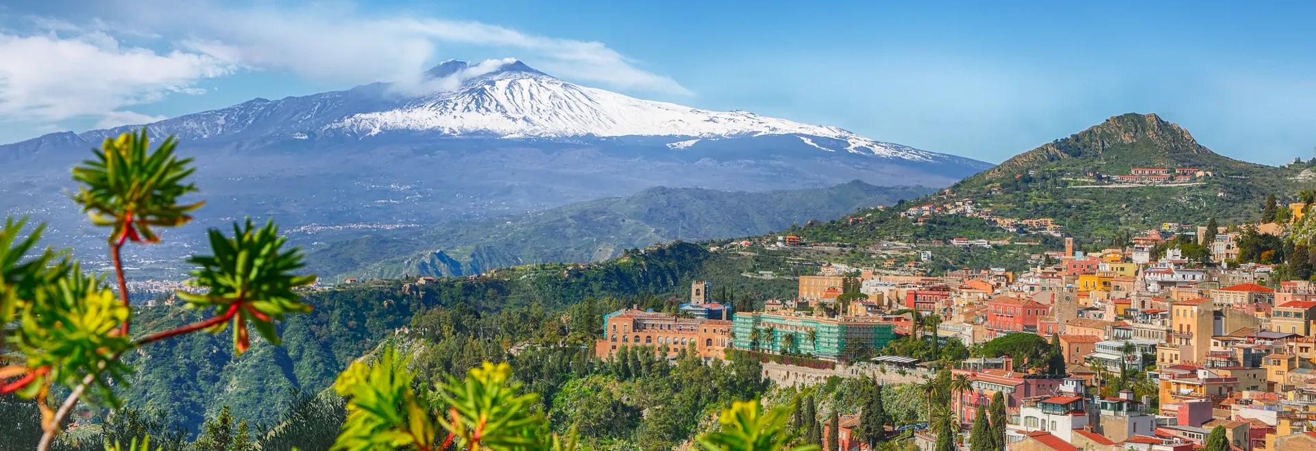 Séjour linguistique Italie, Taormine, Ville et volcan Etna