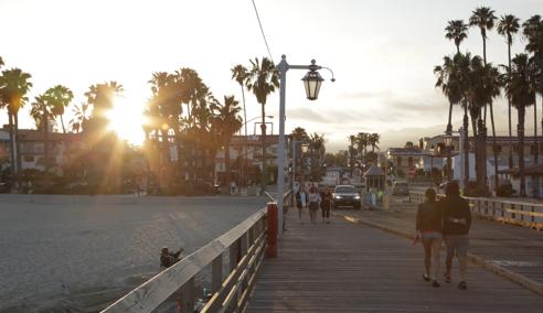 Séjour linguistique États-Unis, Santa Barbara, Coucher de soleil