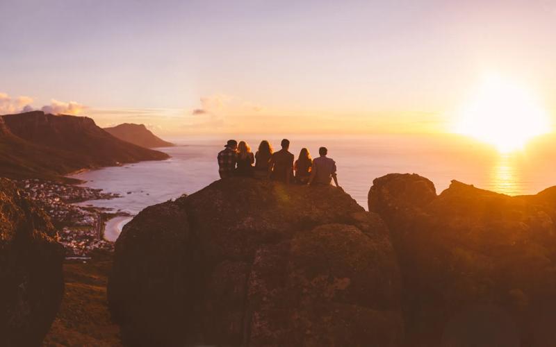 Sprachaufenthalt Südafrika, Kapstadt - Sonnenuntergang