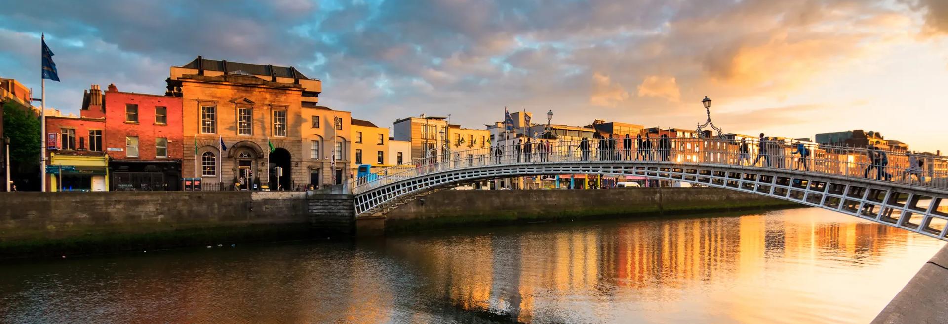 Sprachaufenthalt Irland, Dublin, Sonnenuntergang