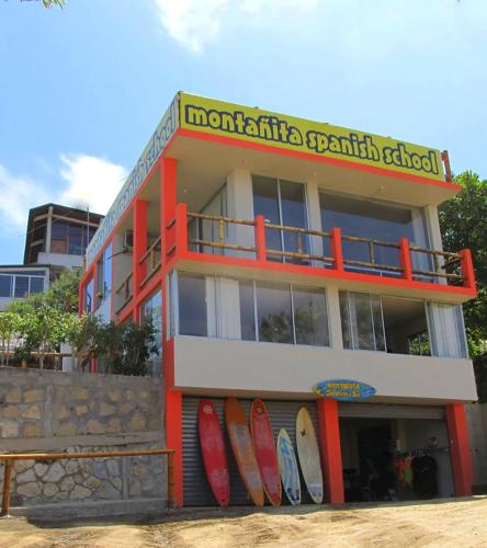 Séjour linguistique Équateur, Montañita Spanish School, Bâtiment scolaire