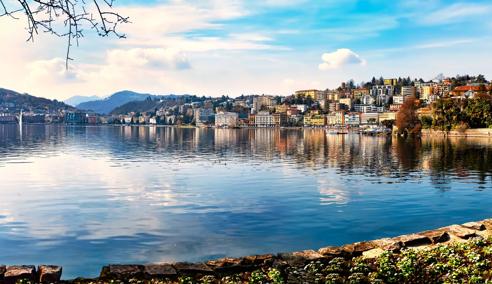 Sprachaufenthalt Schweiz, Lugano, Seeufer Parco Ciani