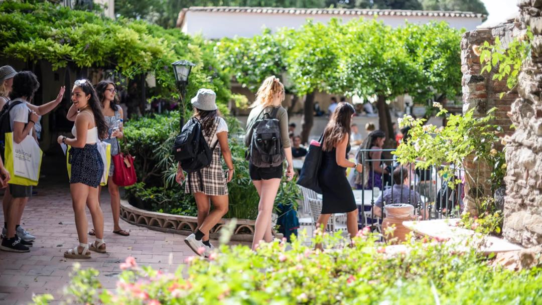 Sprachaufenthalt Italien, Babilonia Taormina, Terrasse